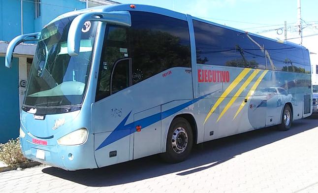 Asegura PGJE en Yauhquemehcan autobús con reporte de robo